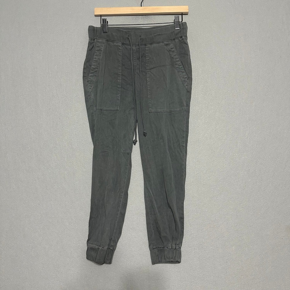 Cloth & Stone Gray Tencel Jogger Pants XS Drawstring Utility Pocket